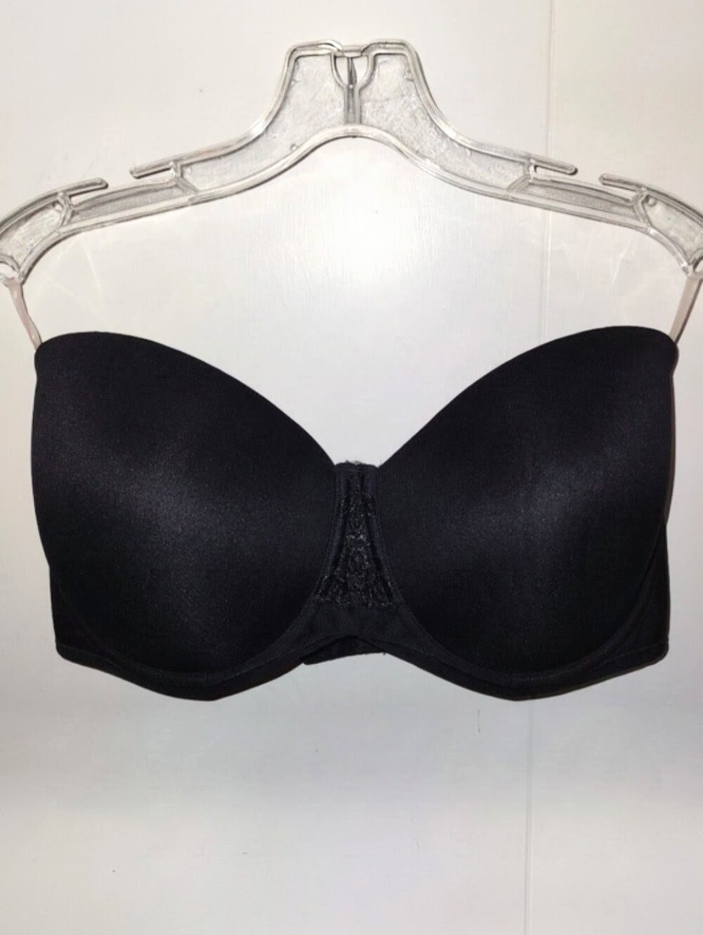 Vanity Fair Black Strapless Bra